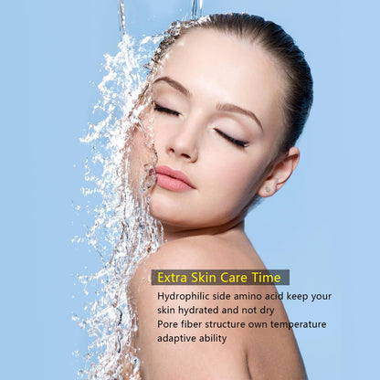 Silk Pillow Cases 2 Pack, Mulberry Silk Pillowcases Standard Set of 2, Soft, Smooth, Anti Acne, Beauty Sleep, Both Sides Natural Silk Satin Pillow Cases for Women 2 Pack with Zipper for Gift, Ash Blue