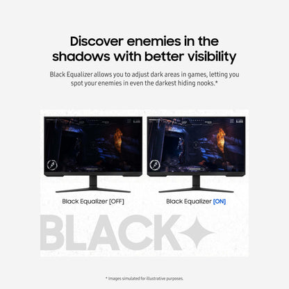 Samsung 27-Inch Odyssey G3 (G30D) Series FHD Gaming Monitor, 1ms, 180Hz, AMD FreeSync, Adjustable Stand, Black Equalizer, Virtual Aim Point, Eye Saver Mode, Flicker-Free, LS27DG302ENXZA