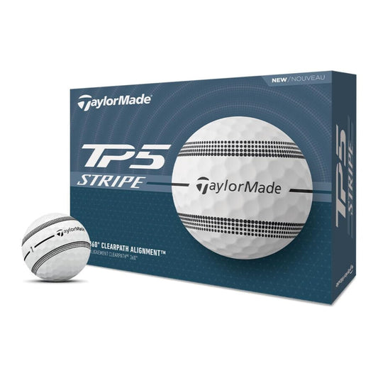 TaylorMade Golf 2024 TP5 Stripe ONE Dozen Golf Balls