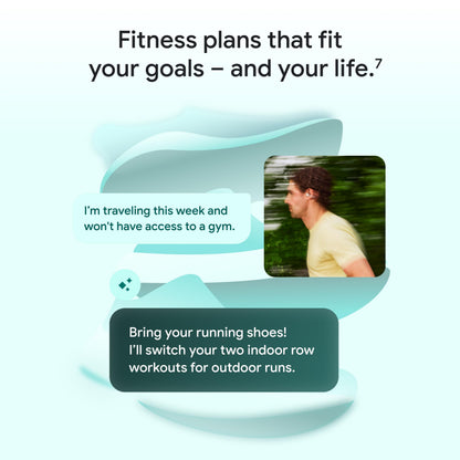 Fitbit Charge 6 Fitness Tracker with Google Apps - Heart Rate on Exercise Equipment - 3-Month Google Health Premium Membership Included - Health Tools - Obsidian/Black - Small&Large Bands Included