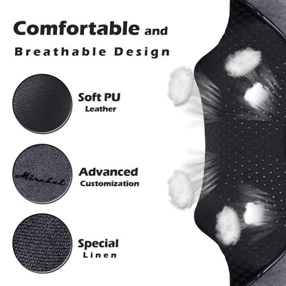 Mirakel Neck Massager for Pain Relief Deep Tissue, Shiatsu Shoulder & Back Massager with Heat - Ergonomic Design Massage, Electric Kneading Whole Body Massager Christmas Gifts for Women, Men, Dad, Mom