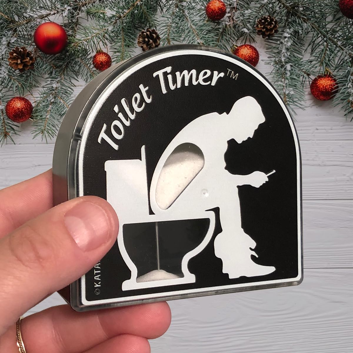 Katamco The Original Toilet Timer (Classic), As Seen on Shark Tank. Funny Stocking Stuffer for Men, Husband, Dad, Son, Boyfriend.