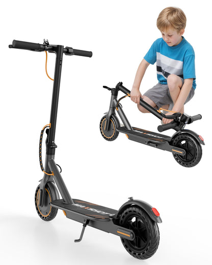 MAXSHOT Electric Scooter Adults & Big Kids, 350W Powerful Motor, Top Speed 16/19MPH, 12/16/19/21Miles Range, 8.5" Solid Tires Folding Commuter Escooter with Dual Suspension for Commuting, APP Control