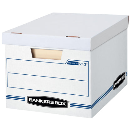Bankers Box 30-Pack Basic Duty File Storage Boxes with Lids, Letter/Legal, STOR/FILE, (0071304)