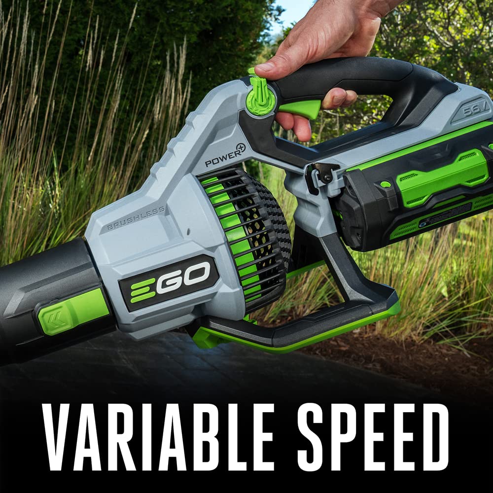 EGO POWER+ Leaf Blower, Cordless Electric 756 CFM, Includes 56V 5.0Ah Battery and Charger - LB7654
