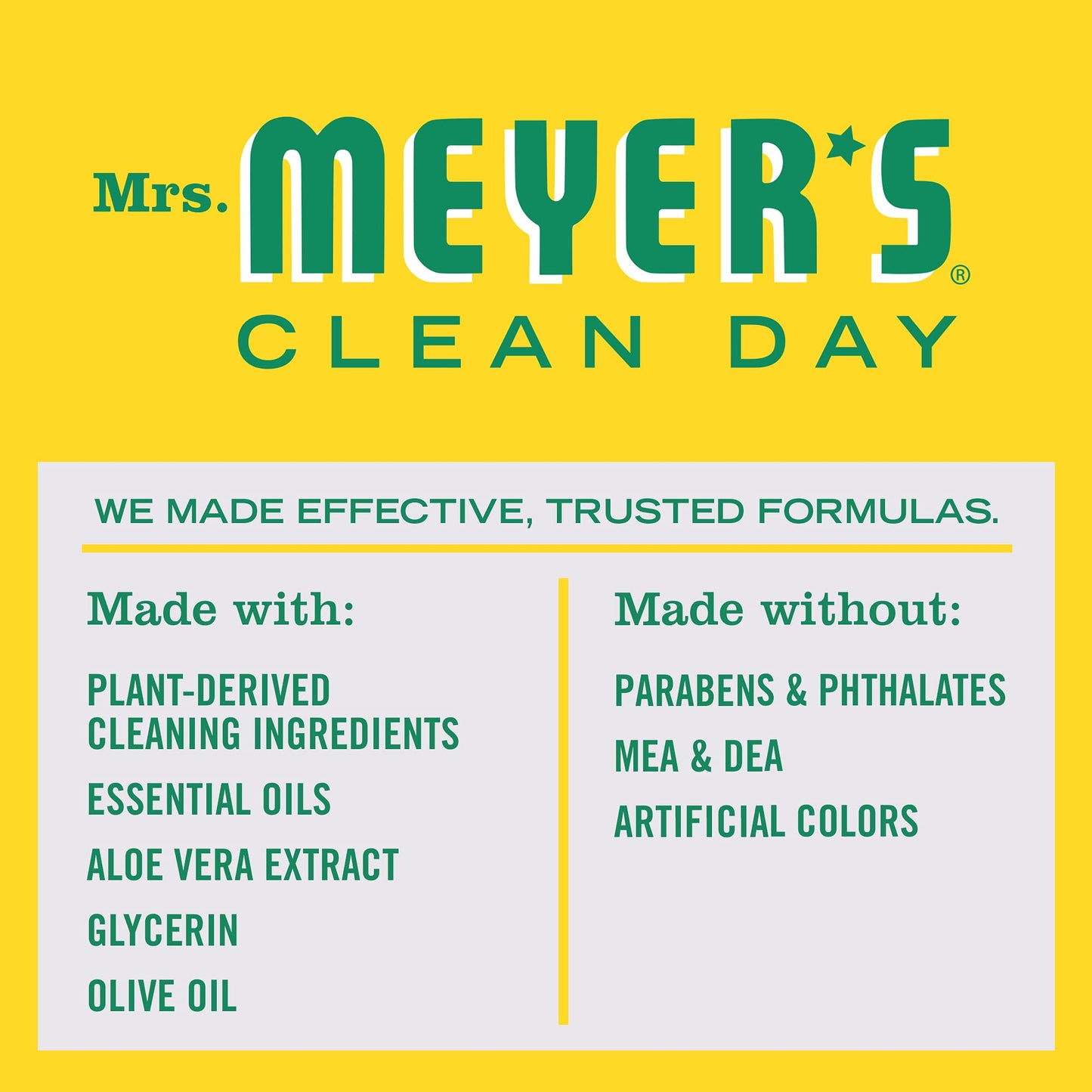 MRS. MEYER'S CLEAN DAY Hand Soap, Made with Essential Oils, Biodegradable Formula, Honeysuckle, 12.5 fl. oz - Pack of 3