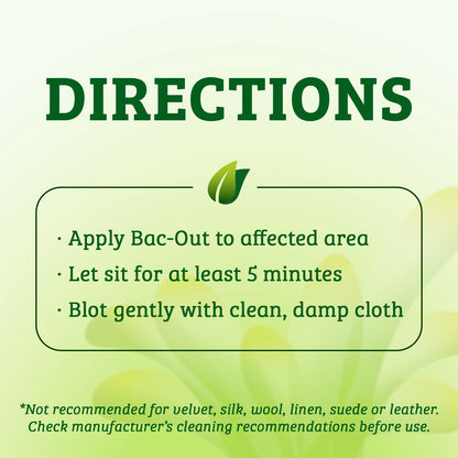 Biokleen Bac-Out Stain Remover for Clothes & Carpet - 128 Ounce - Enzyme, Destroys Stains & Odors Safely, for Pet Stains, Laundry, Diapers, Wine, Carpets - Eco-Friendly, Plant-Based