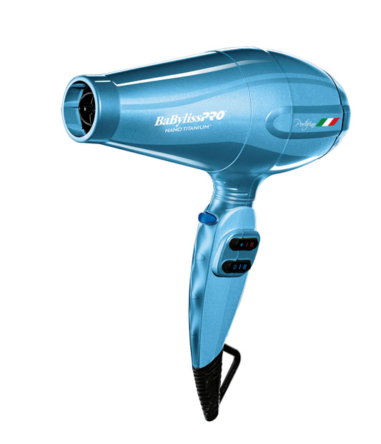 BaBylissPRO Hair Dryer, Nano Titanium Portofino 2000-Watt Blow Dryer, Hair Styling & Appliances, Blue, BNTB6610N