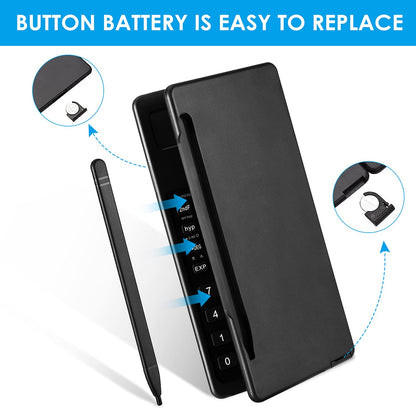 IPepul Scientific Calculators for Students, 10-Digit Large Screen, Math Calculator with Notepad, Classroom Must Haves for Middle High School Supplies & College (Black)