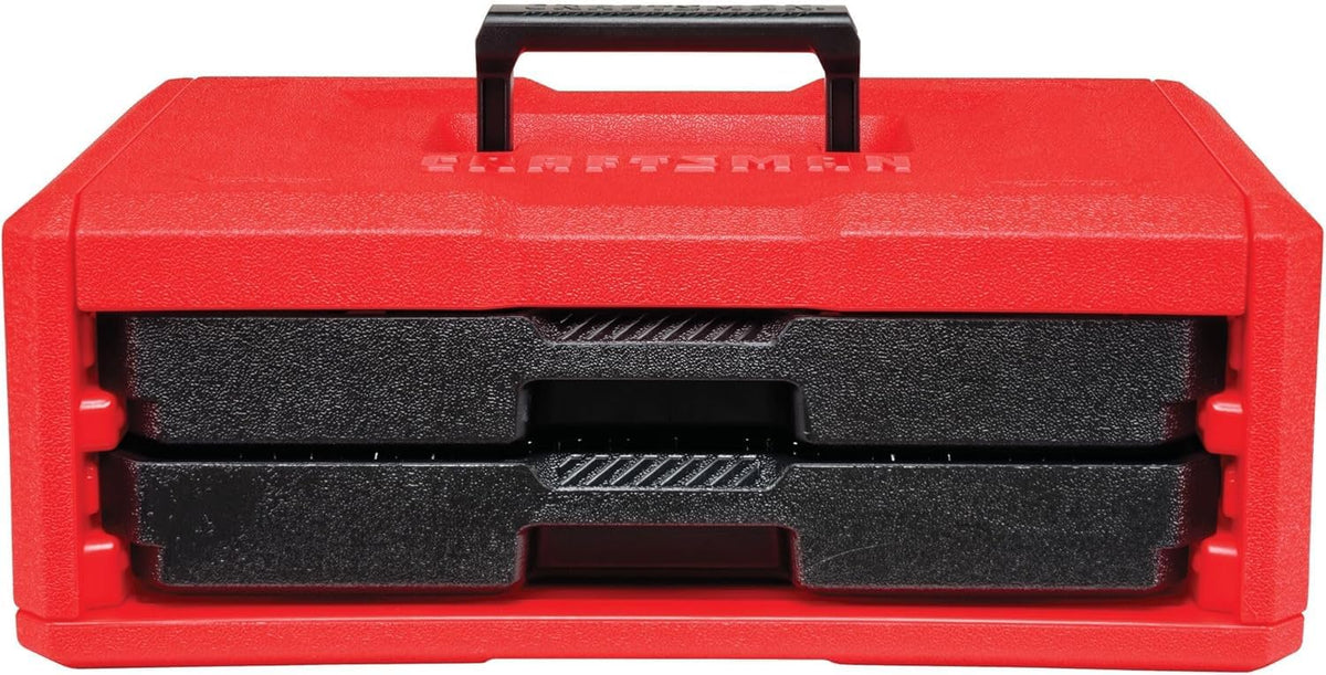 CRAFTSMAN Mechanics Tool Set, 256-Piece Hand Tool and Socket Set with 2-Drawer Tool Box (CMMT45256)