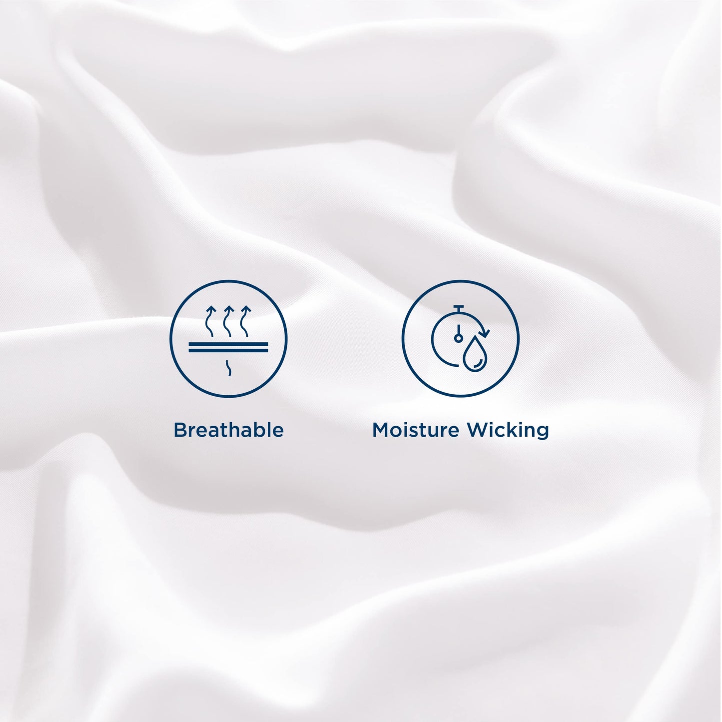 Bedsure Queen Sheet Set, Cooling Sheets for Queen Size Bed Set, Rayon Derived from Bamboo, Breathable & Soft, Deep Pocket Up to 16 Inches, Hotel Luxury Silky Bedding for Hot Sleepers, White