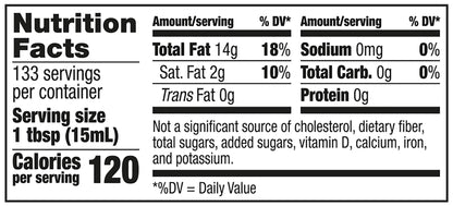 Amazon Fresh, Mediterranean Blend Extra Virgin Olive Oil, 3.6 Fl Oz (2L)