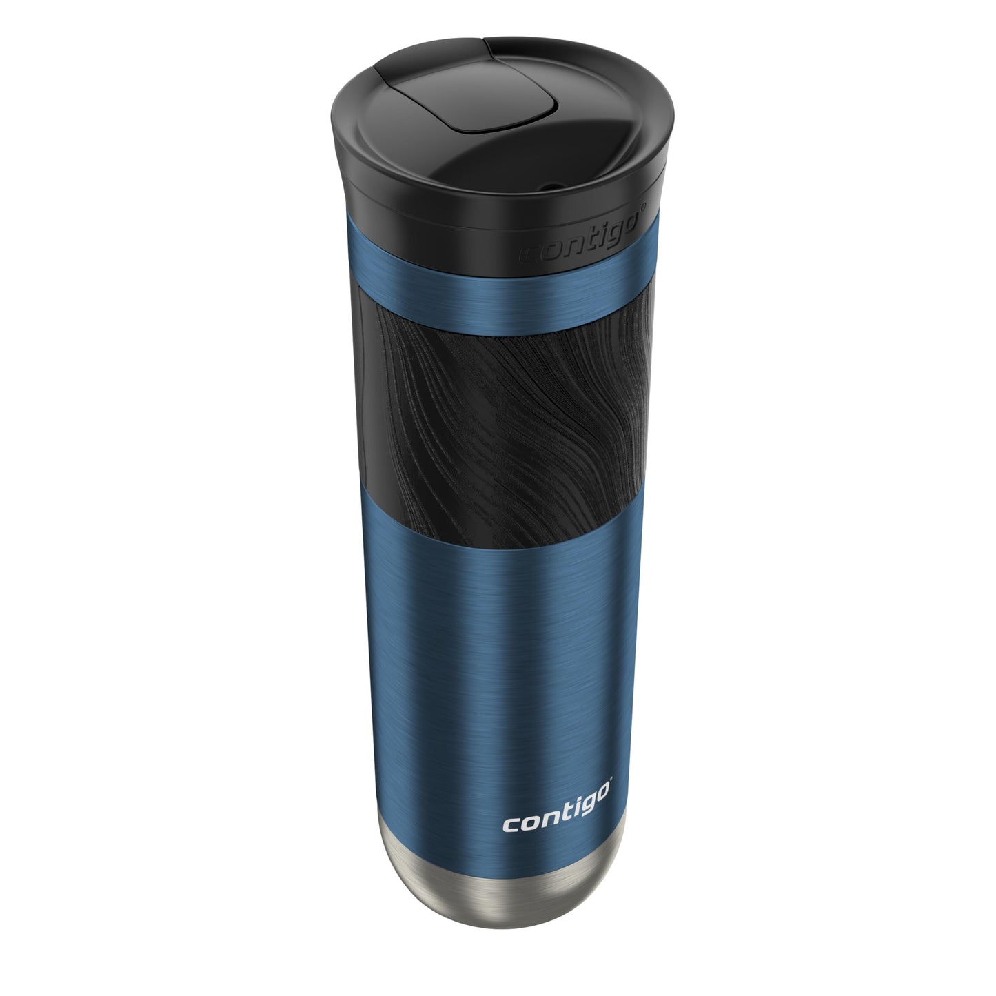 Contigo Byron 2.0 Stainless Steel Travel mug with Snapseal Lid and Grip, 24oz, Blueberry, BPA Free and Leak Proof