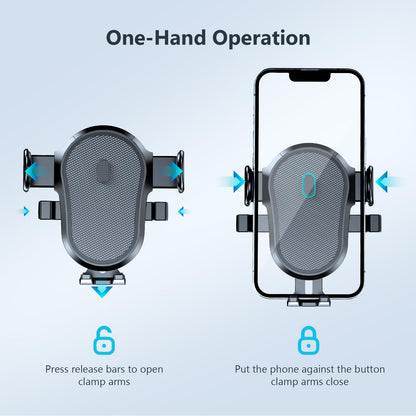 Miracase Car Phone Holder, Phone Holders for Your Car with Suction Cup Base, Universal Powerful Suction Cell Phone Car Mount for Dashboard, Automobile Phone Mount Car for iPhone Samsung Smartphones