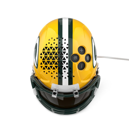 NFL Echo Dot Bundle: Includes Echo Dot | Charcoal and Limited-Edition NFL Helmet Stand | Green Bay Packers