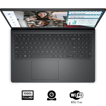 Dell 15.6" Laptop Computer for Home and Student, Intel 6-Core Processor (Beat i5-1135G7), 32GB DDR4 RAM, 1TB PCIe SSD, Business 3520 120Hz FHD, WiFi, Bluetooth, RJ45, HDMI, Windows 11 Pro