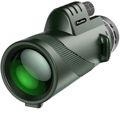 40x60 High Power Monocular Telescope for Adults - Equipped with Phone Adapter, Tripod, and Hand Strap - Low Light Night Vision with BAK4 Prism - Perfect for Bird Watching, Travel, and Concerts