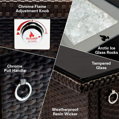 Outland Living 410 Series - 36-Inch Outdoor Propane Gas Fire Table