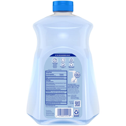 Dial Antibacterial Defense Foaming Hand Soap + Aloe, Spring Water Scent, 52 Fl Oz Hand Soap Refill, Dermatologist-Tested, Gentle on Skin