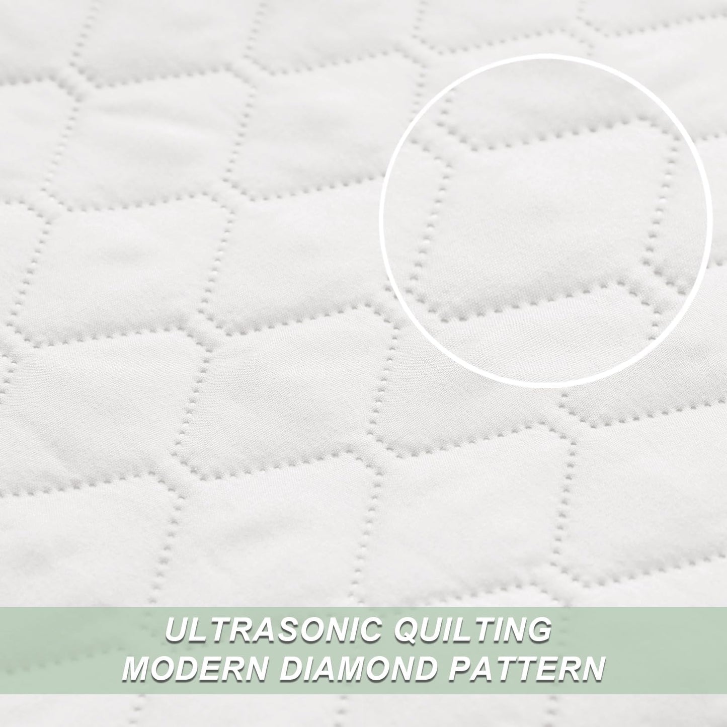 Exclusivo Mezcla Reversible Full Queen Quilt Bedding Set with Pillow Shams, Lightweight Quilts Queen Size, Soft Bedspreads Bed Coverlets for All Seasons - (White, 90"x96")