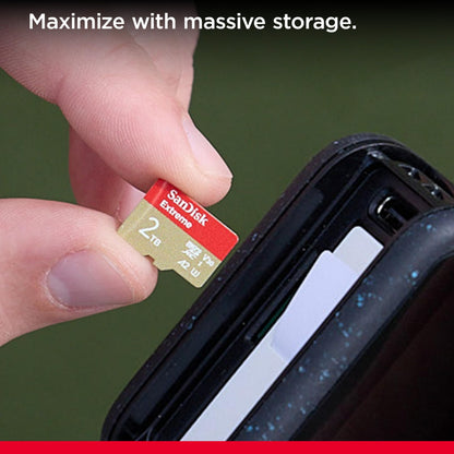 SanDisk 2TB Extreme microSDXC UHS-I Memory Card with Adapter - Up to 240MB/s, C10, U3, V30, 4K, 5K, A2, Micro SD Card- SDSQXAV-2T00-GN6MA