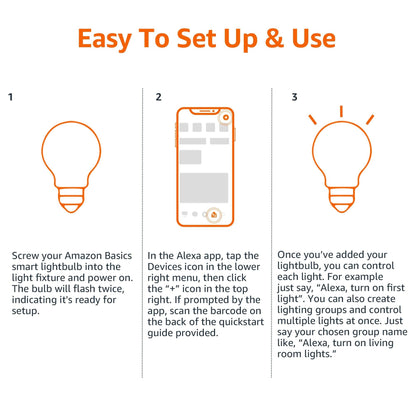 Echo Hub with Amazon Basics Smart Color Bulb
