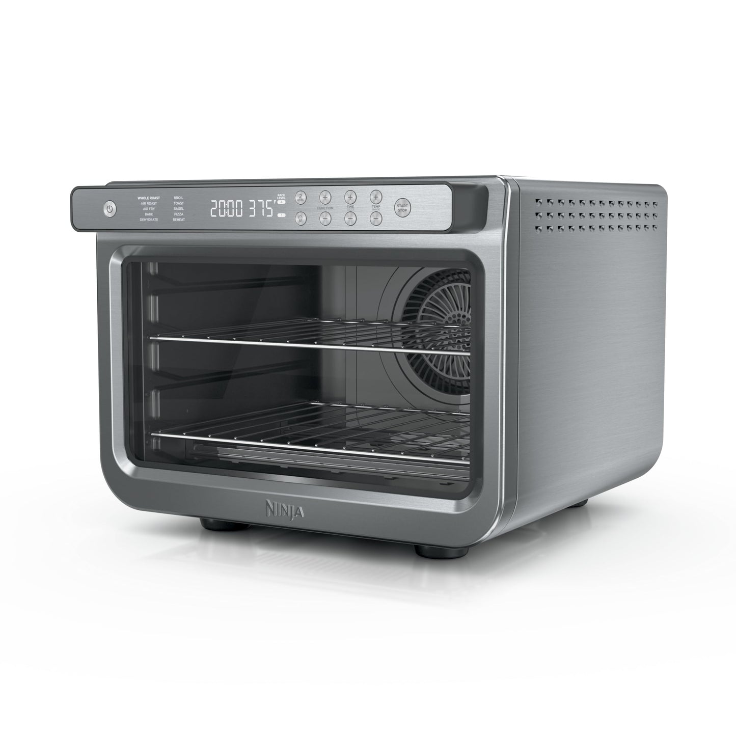 Ninja Air Fryer & Toaster Oven | Prestige Smart XL Countertop Oven | Bakes up to 20 Cookies, Fits up to a 12lb Turkey | Pizza, Toast, Bake, Air Fry & Reheat | 1800 Watts | Stainless Steel | DT501