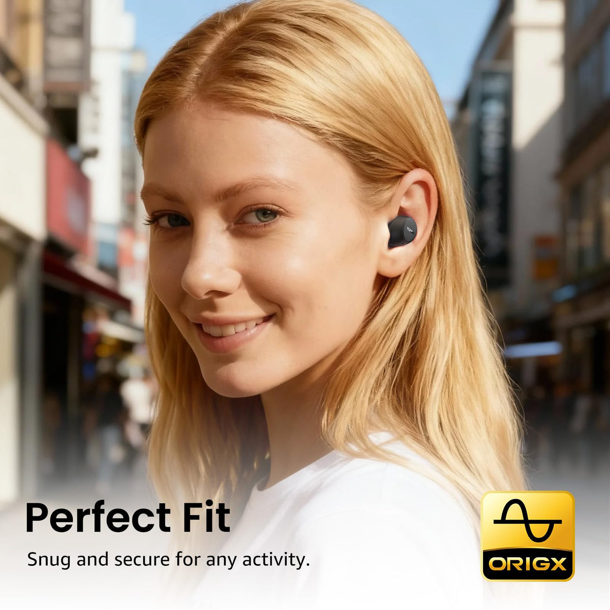 TOZO A1 Wireless Earbuds Bluetooth 5.3 Light Weight in Ear IPX5 Waterproof Headphones 2 Mic for AI Calls, Immersive Premium Sound Bass Headset with Charging Case, 32 Presets EQ Customization via App