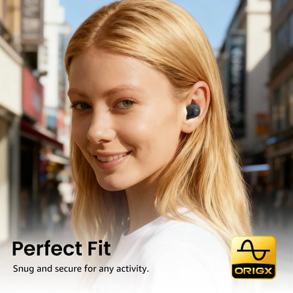 TOZO A1 Wireless Earbuds Bluetooth 5.3 Light Weight in Ear IPX5 Waterproof Headphones 2 Mic for AI Calls, Immersive Premium Sound Bass Headset with Charging Case, 32 Presets EQ Customization via App