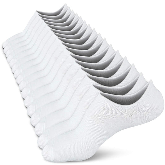 wernies Women No Show Socks Invisible Loafer Flat No Slip Rise Flats Ankle Liners Short Thin Low Cut, size 8-11