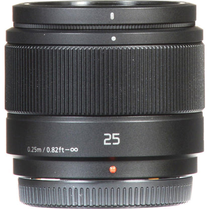 Panasonic LUMIX G Lens, 25mm, F1.7 ASPH, Mirrorless Micro Four Thirds, H-H025K (USA Black)