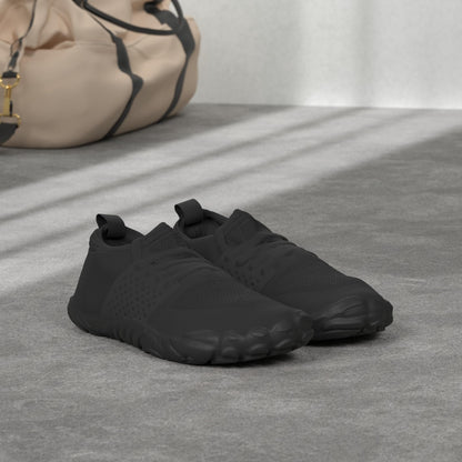 Joomra Womens Barefoot Road Running Shoes Black Size 8.5 Whitin Minimalist Camping for Ladies Zero Drop Hiking Trekking Toes Sneakers Workout Tennis Footwear 39