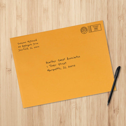 Amazon Basics 9" x 12" Clasp Kraft Envelopes, Gummed, 100-Pack, brown