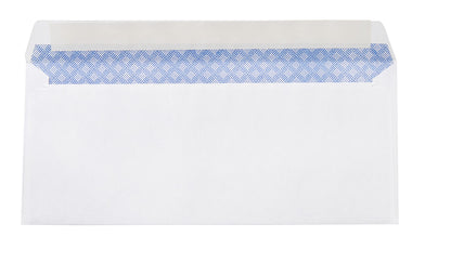 Amazon Basics 10 Security-Tinted Self-Seal Business Letter Envelopes, Peel & Seal Adhesive Closure, White, 500-Pack