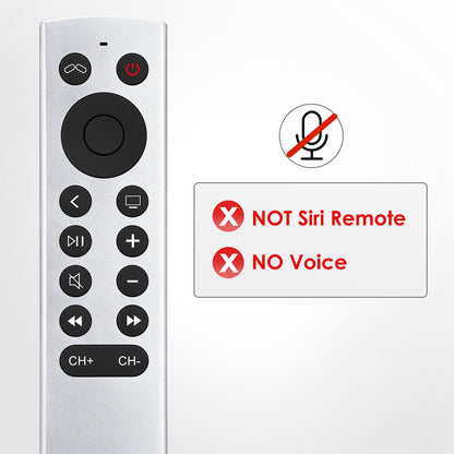 Replacement for Apple-TV-4K-Remote, Remote Control for Apple TV 4K/HD (NOT Siri and Voice)