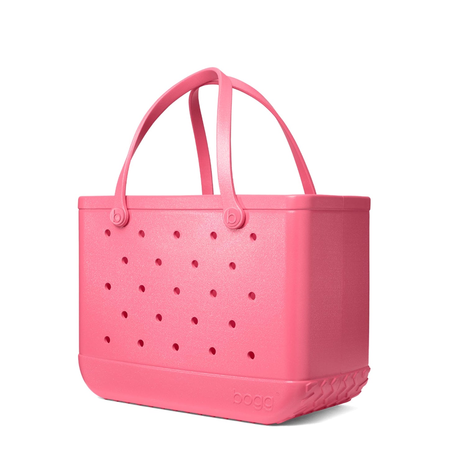 BOGG BAG - Original, Large Tote - Watermelon Shimmer - 19in L x 9in W x 14in H - Beach, Pool, Boat, Sports - All Purpose EVA - Lightweight, Washable, Durable