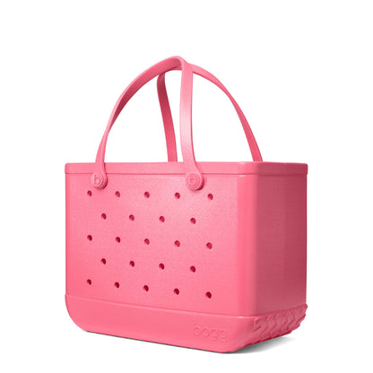 BOGG BAG - Original, Large Tote - Watermelon Shimmer - 19in L x 9in W x 14in H - Beach, Pool, Boat, Sports - All Purpose EVA - Lightweight, Washable, Durable