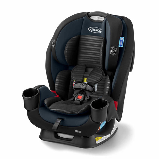 Graco TriRide 3-in-1 Reclining Car Seat, Clybourne - Rear & Forward Facing Car Seat, Highback Booster, Adjustable Headrest