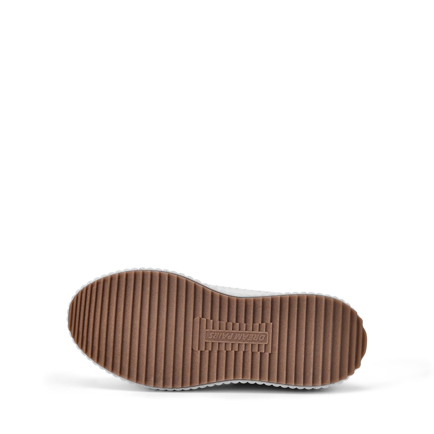 DREAM PAIRS Women Chunky City Tweed Comfortable Casual Platform Fashion Sneaker,Size 6,White,SDFN2379W