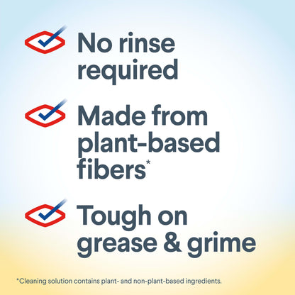 Clorox Free & Clear Cleaning Wipes, Light Lemon Scent, 75 Count, Pack of 3 (Pack May Vary)