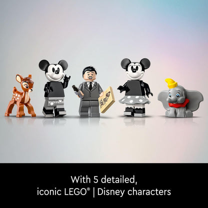 LEGO Disney Walt Disney Tribute Camera Building Set - Bedroom or Office Decor for Men & Women, Ages 18+ - Collectible Craft Model Kit - Gift Idea for Fans - 43230