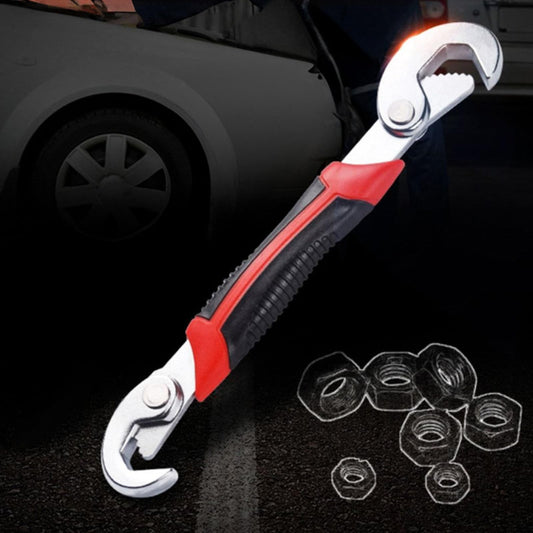Multi Functional Dual Head Wrench Adjustable Hand Tool for DIY Plumbing Repairs and Household Projects