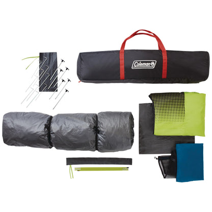 Coleman Instant Tent with 1-Minute Setup, 4/6/8/10 Person Tent with Pre-Attached Poles, Air Vent, & Carry Bag