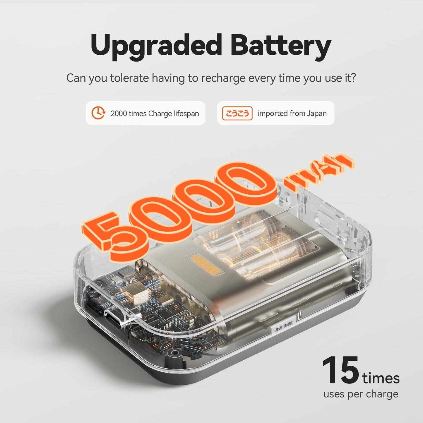 IKEEPFIT Cordless Knee Massager with Heat Vibration for Pain Relief, MAXwarm 4.0[2025 Upgraded] - Electric Heated Knee Brace with 5 Heat Levels and 3 Massage Mode, Gifts for Men Women (Grey, Pair)