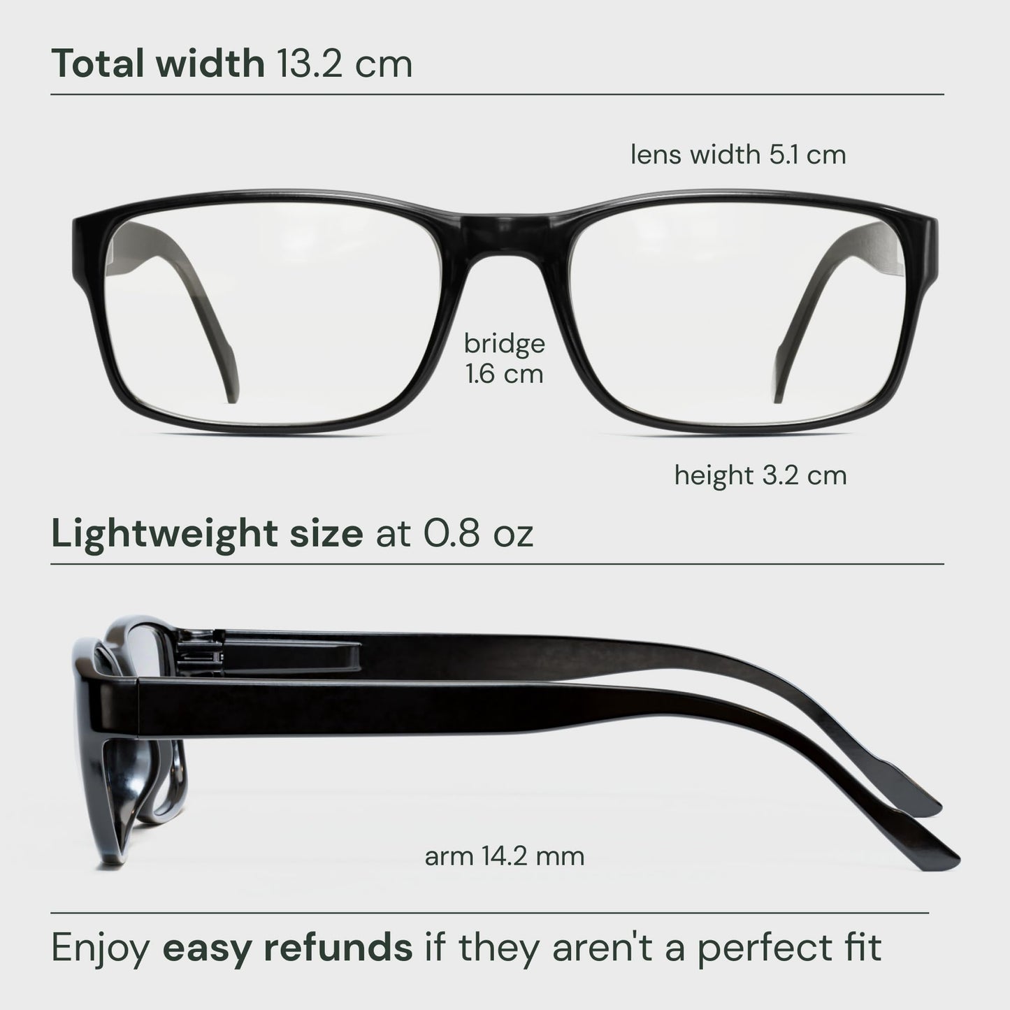Gaoye Professional Reading Glasses for All Day - Computer Readers with Blue Light Protection - Value Pack