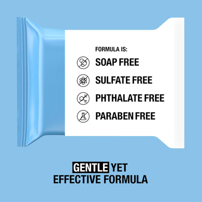 Neutrogena Makeup Remover Wipes, Daily Facial Cleanser Towelettes, Gently Cleanse and Remove Oil & Makeup, Alcohol-Free Makeup Wipes, 2 x 25 ct