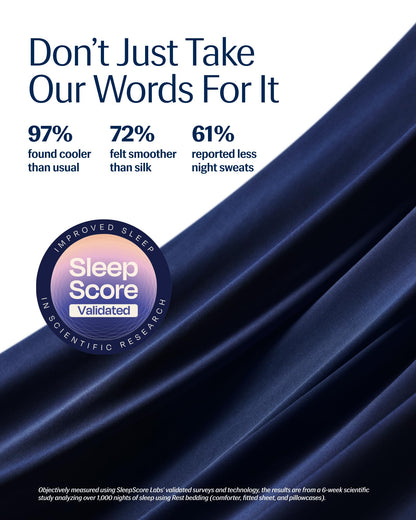 REST® Evercool® Cooling Comforter, Twin/Twin XL, Blanket for Hot Sleepers, All Season Bedding to Keep Cool for Night Sweats, Breathable Lightweight Blanket, 68"x90" Inches, Midnight Blue