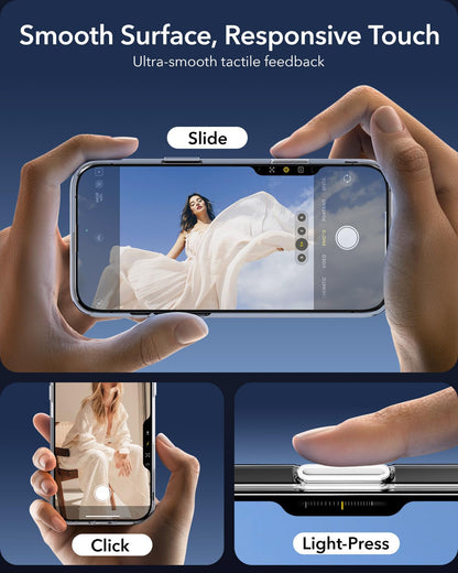 ESR for iPhone 16 Pro Case, Camera Control, Compatible with MagSafe, Shockproof Military-Grade Protection, Magnetic Phone Case for iPhone 16 Pro, Classic Hybrid Case (HaloLock), Clear