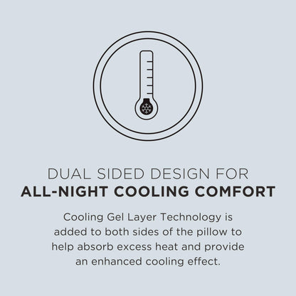 Tempur-Pedic TEMPUR-Cloud Dual Cooling Pillow, King (Pack of 1), White