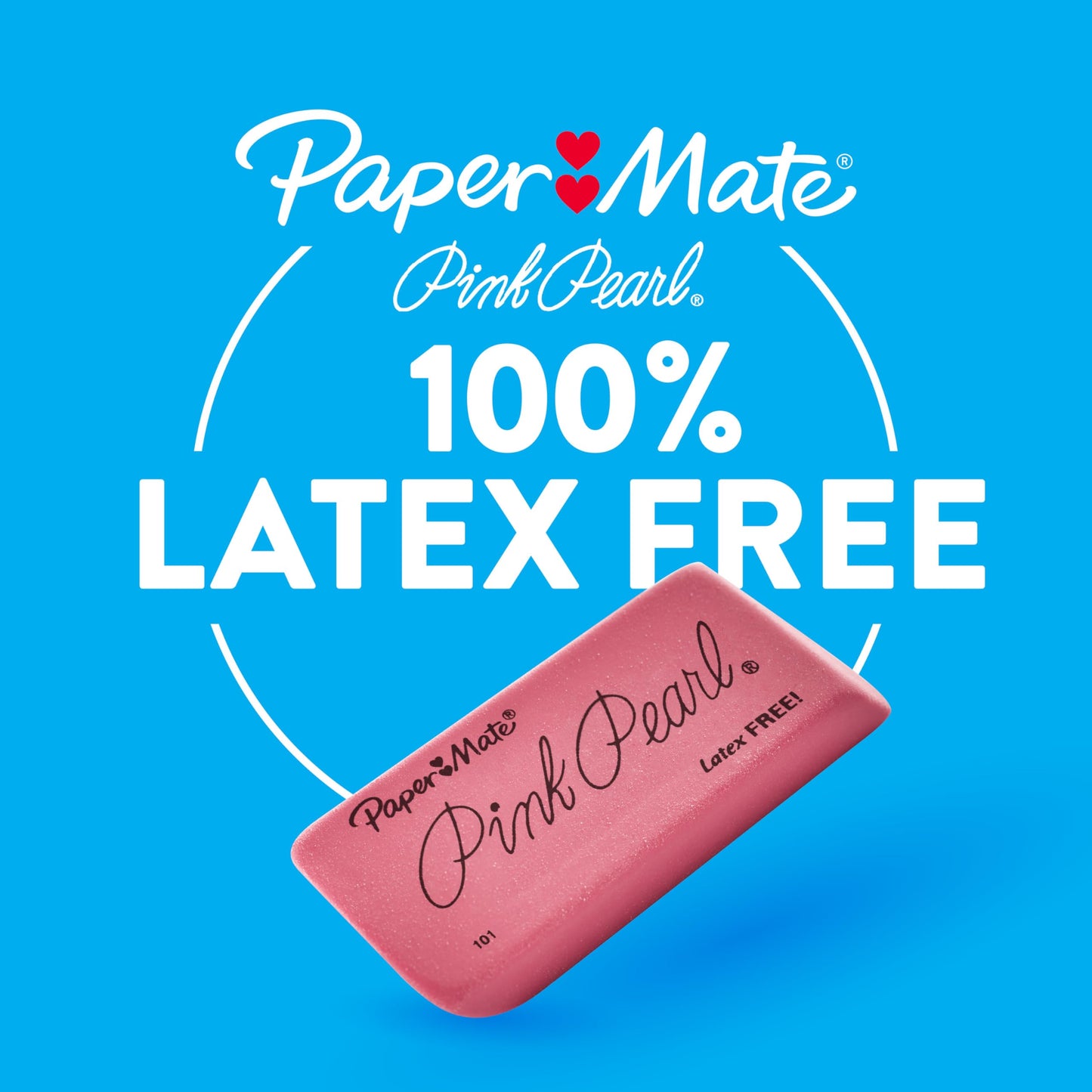 Paper Mate Erasers | Pink Pearl Large Erasers 12 Count